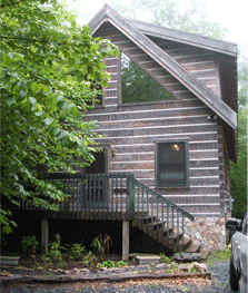 Bearclaw Cabin in Boone, NC where Jeremy proposed!